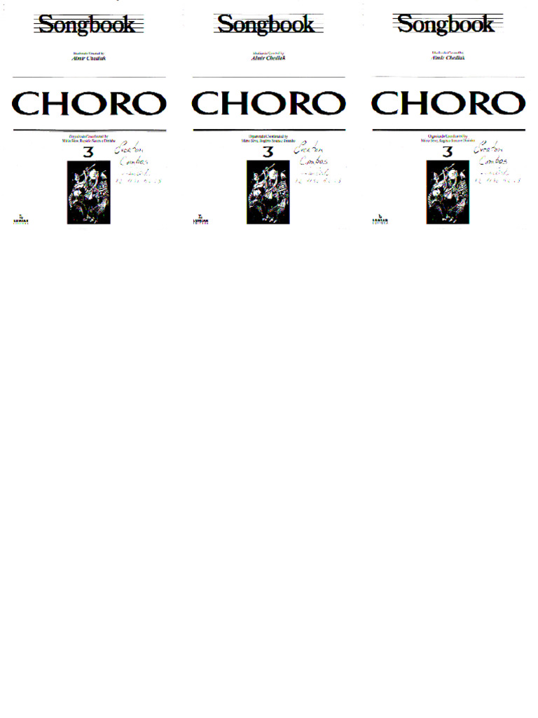 Pdfcoffee.com Songbook Choro Chediak Vol 3 PDF Free